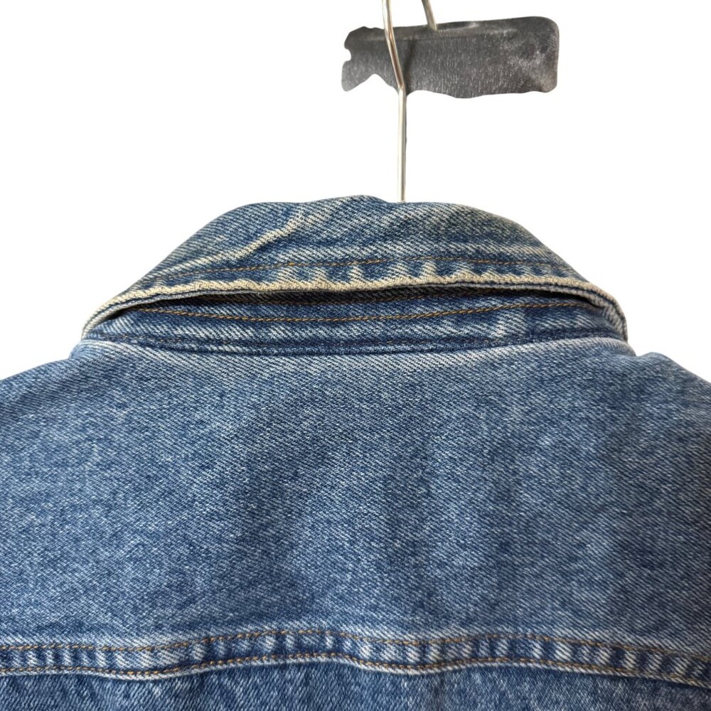 Vintage DC Superman Denim Vest Medium Mens Embroidered Man Of Steel Design - Picture 7 of 7